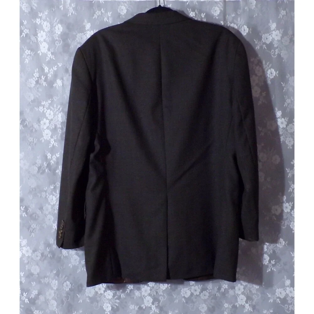 Vintage 90s Sportcoat 1990s Marshall Fields Hudsons Brown Wool Size 42R